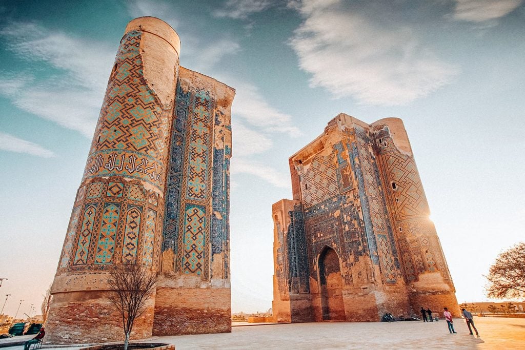 monuments in shahrisabz uzbekistan