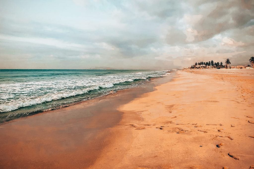 shatti al qurum beach in muscat