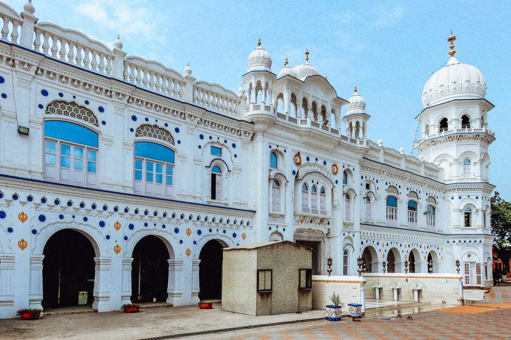 a Sikh gurdwara in nankana sahib in pakistan
