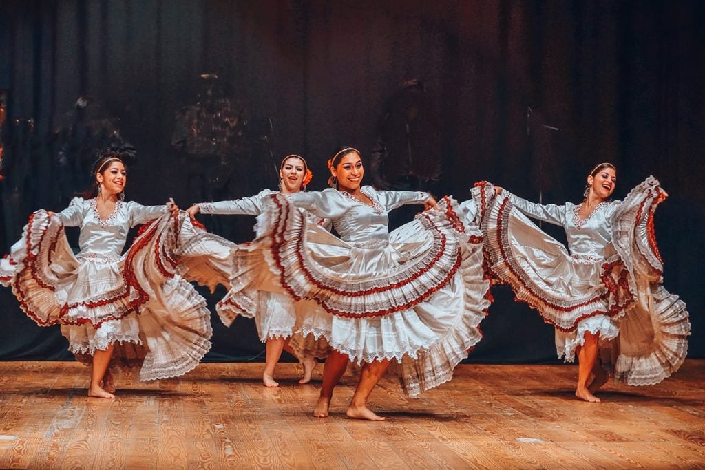 dancers in a flamenco show in spain