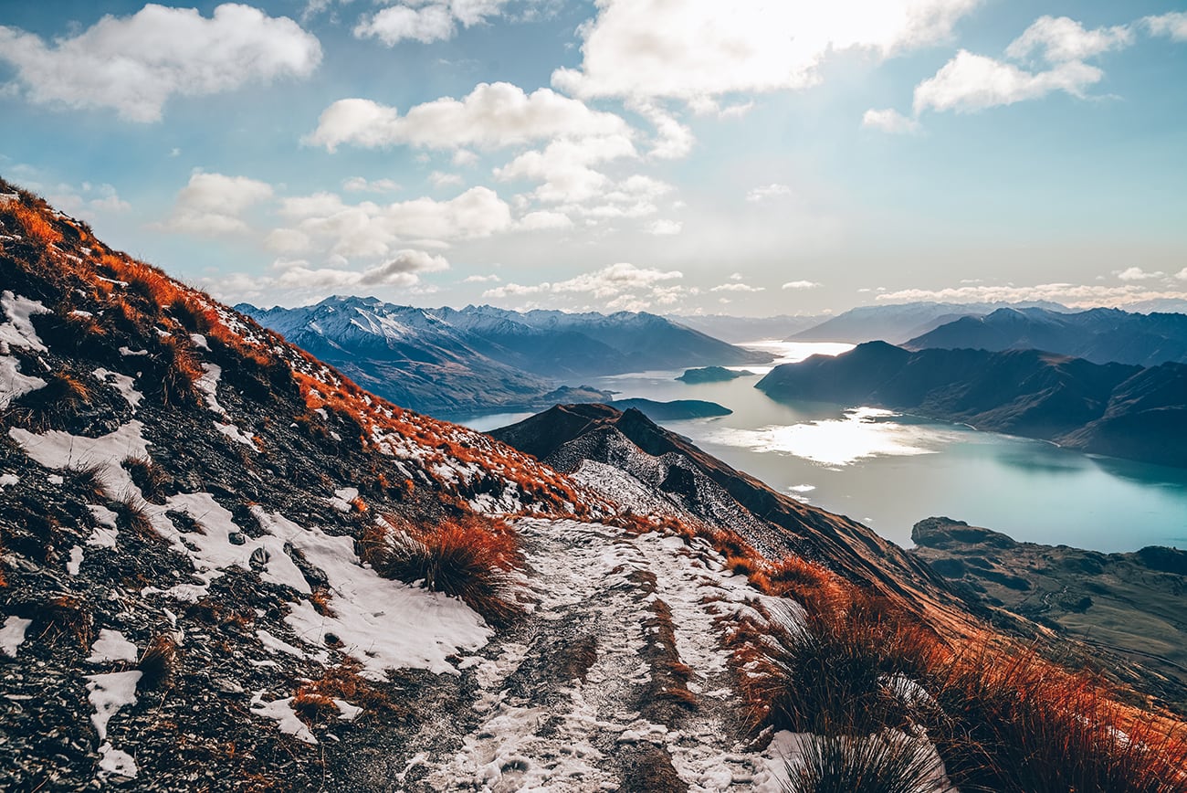 the landscapes of mount roy in wanaka new zealand