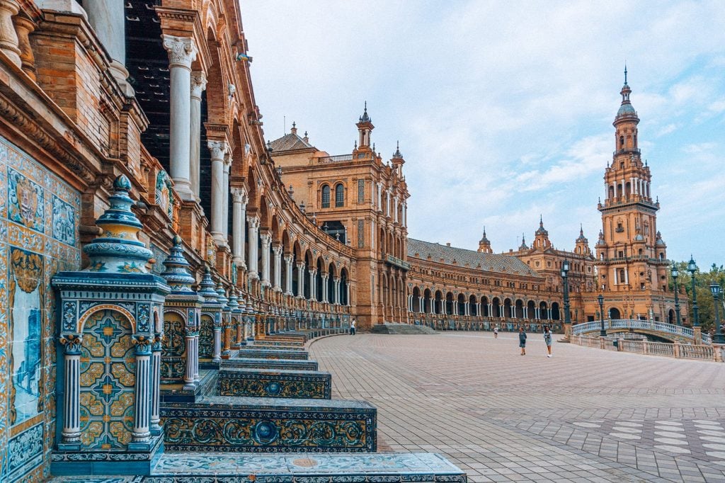plaza de espana in spain as part of a 3 days in seville itinerary