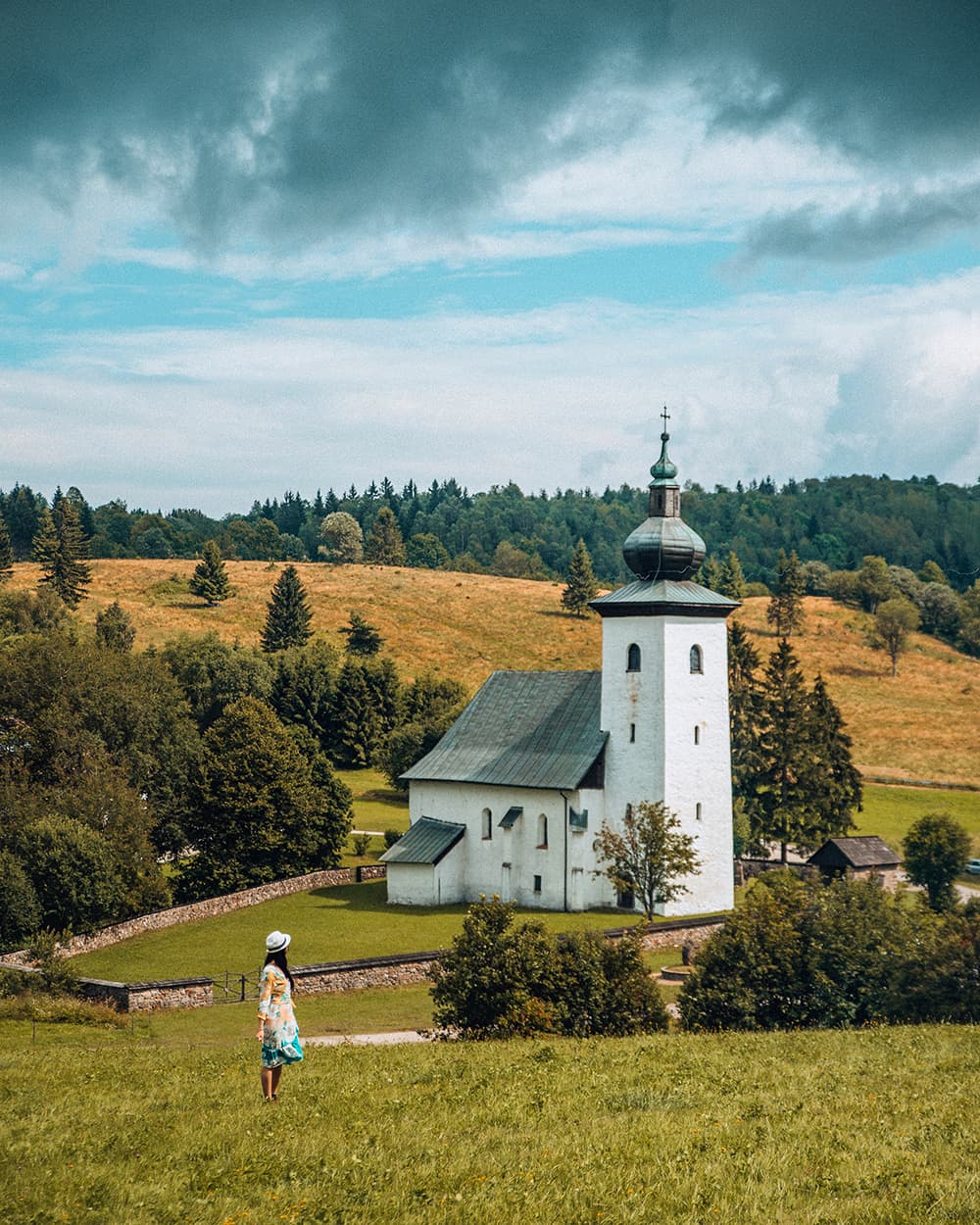A Church in Kremnické Bane in Slovakia