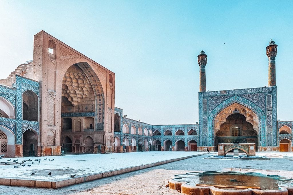 Jameh Mosque in Isfahan, Iran