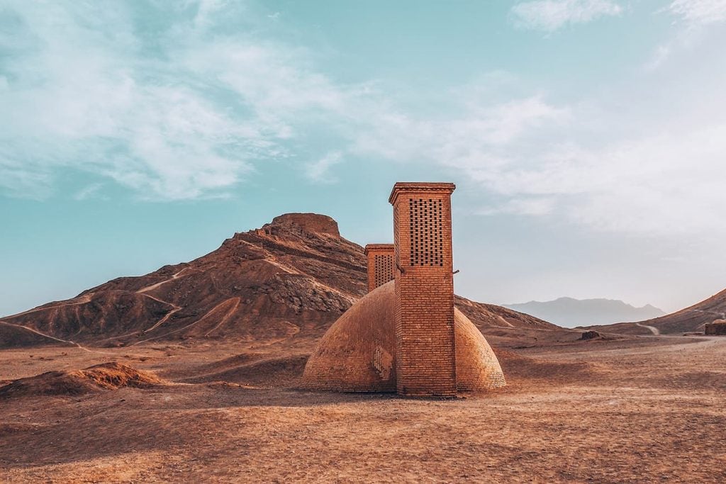 The Zoroastrian Towers of Silence in Yazd, Iran