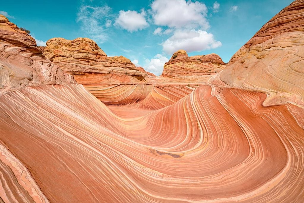 The Wave in Kanab, Utah