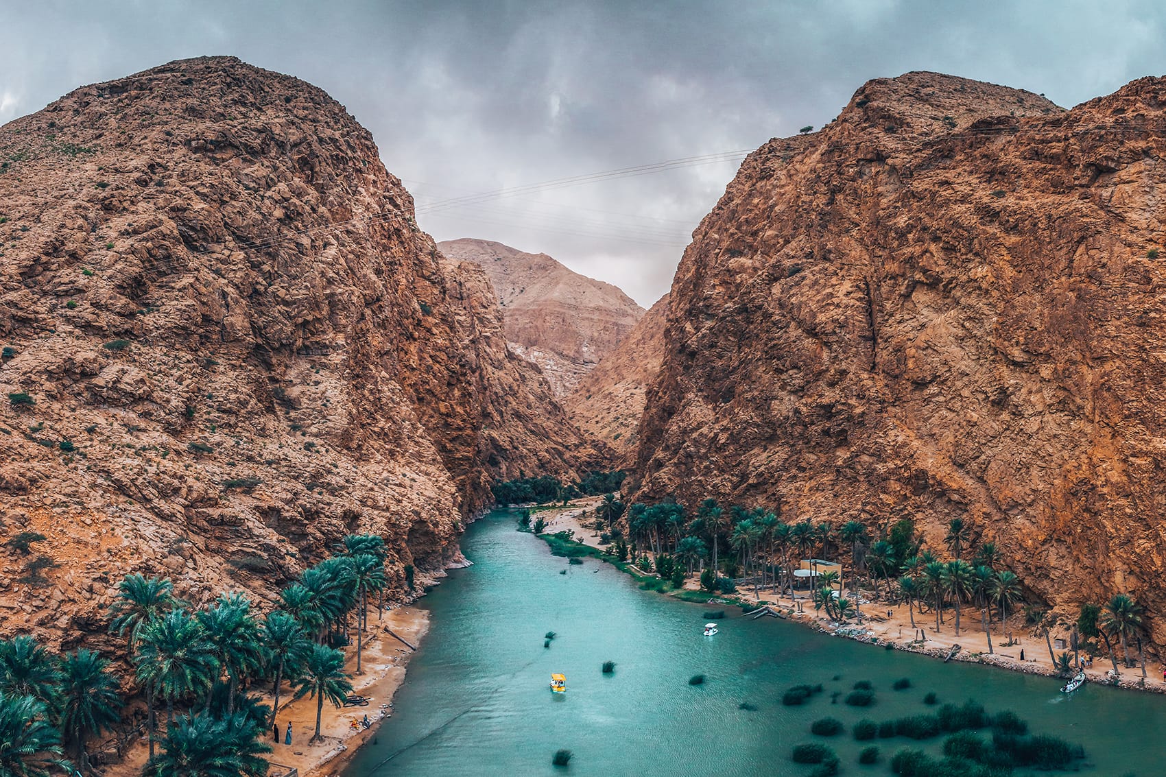 The Valleys of Wadi Shab in Oman