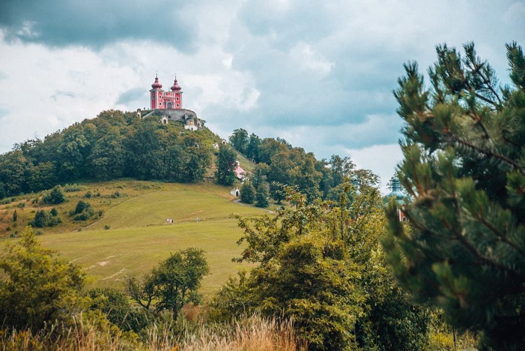 A Church on a Hill in Banska Stiavnica, Slovakia