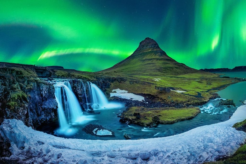 A Waterfall in Iceland