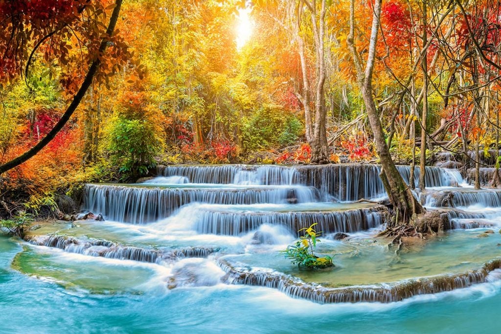 A Waterfall in Thailand