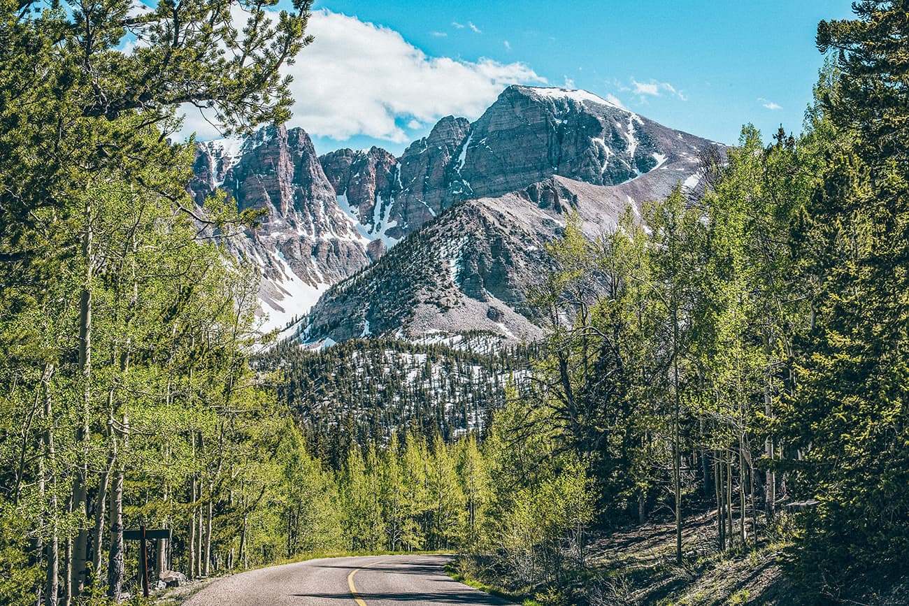 A Mountain Range in the US