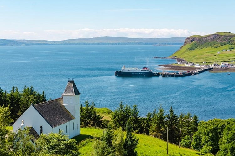 A Hotel in Uig on Skye