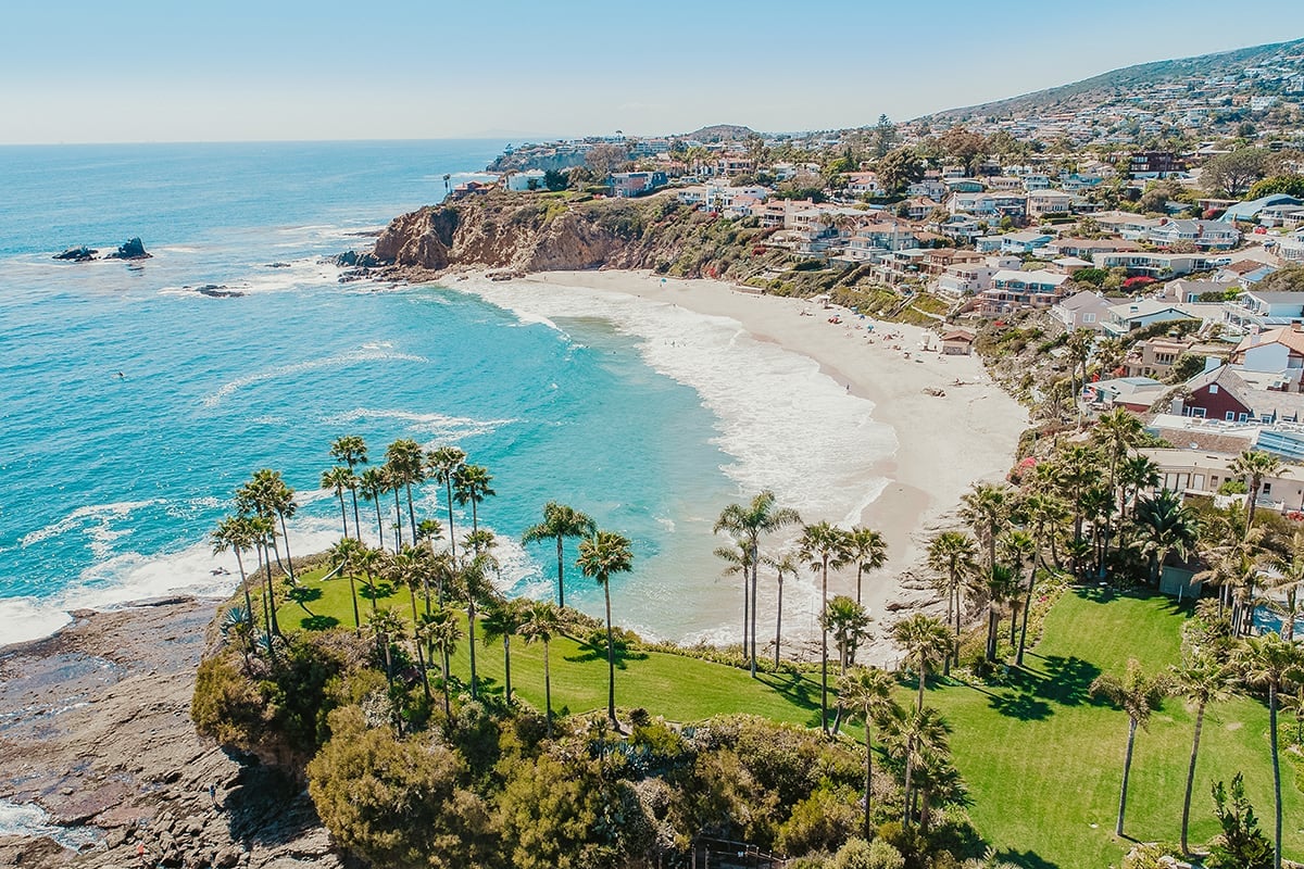 The Beach in Laguna Beach, California