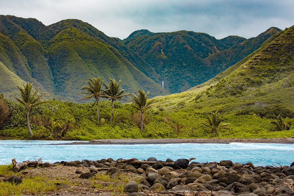 Green Hills in Molokai, Hawaii