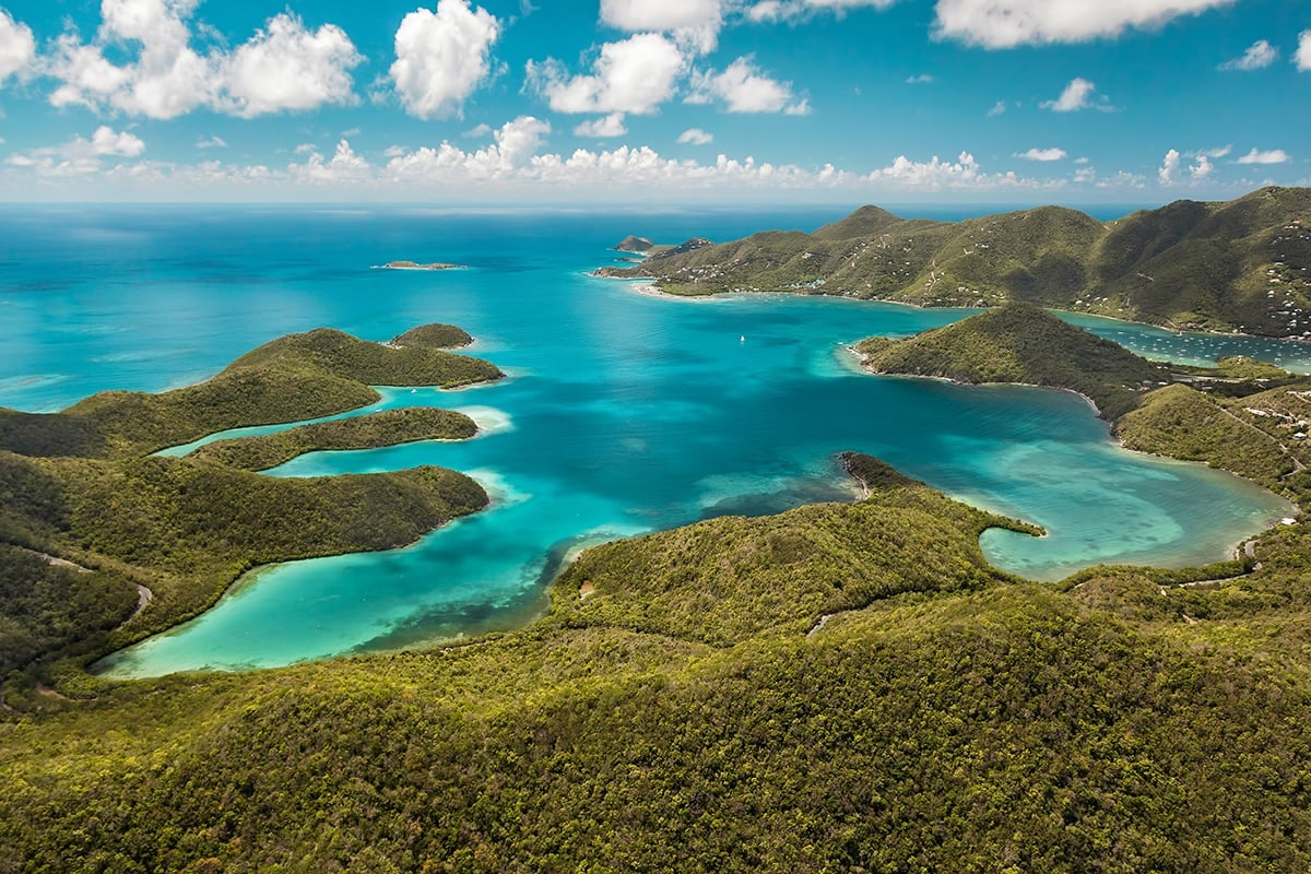 St. John Island in US Virgin Islands