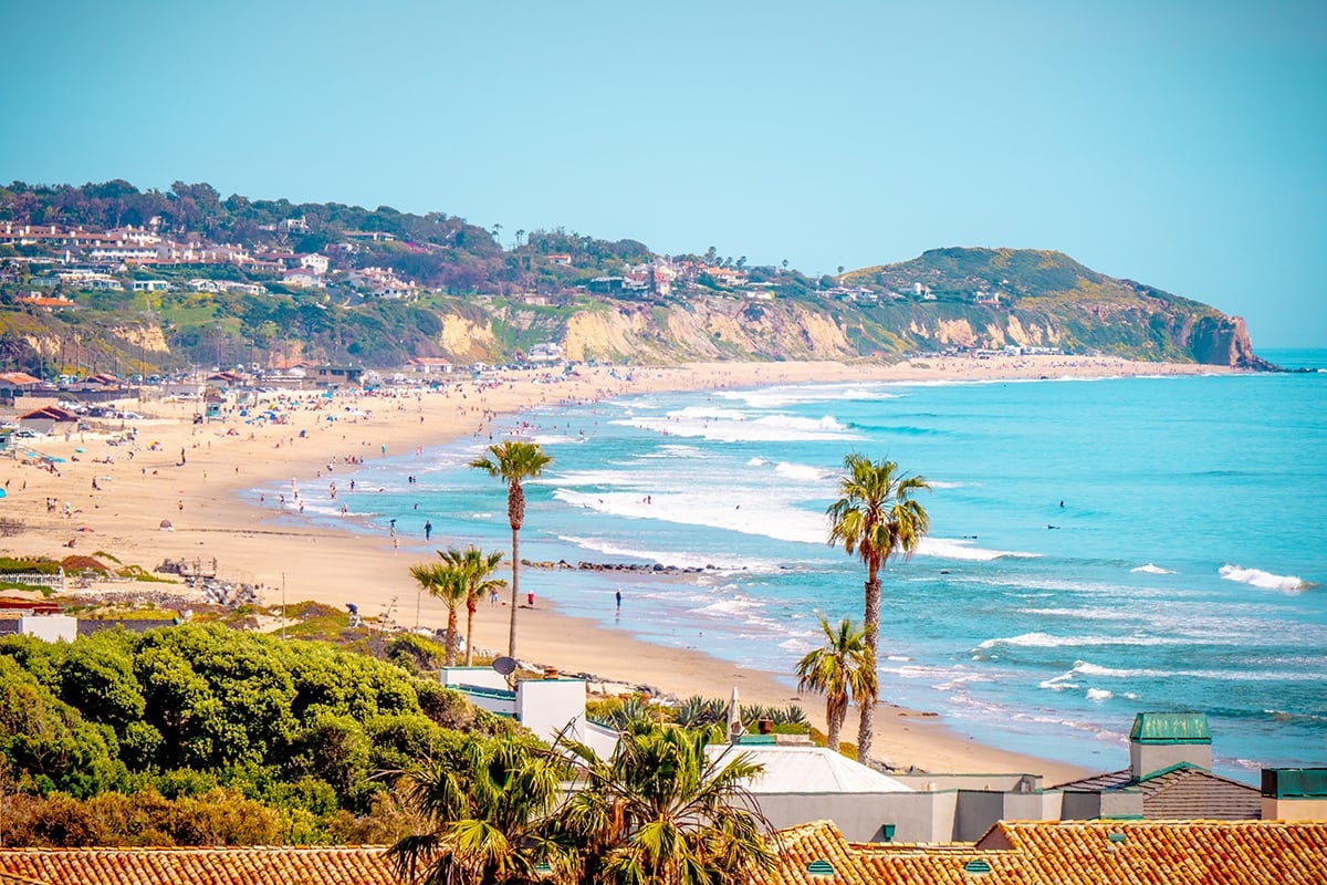 A Beach in Malibu, California