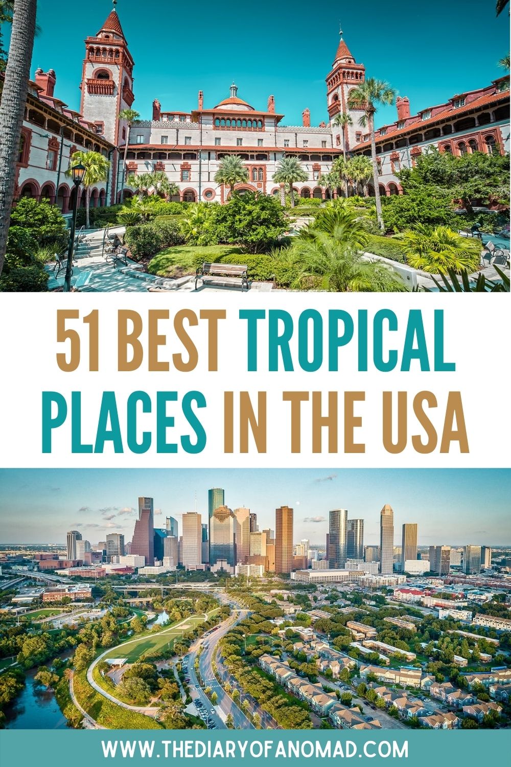 Tropical Places in the United States