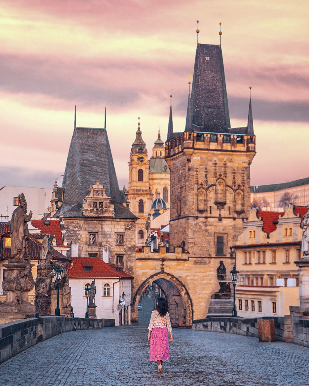 Charles Bridge in Prague, Czech Republic