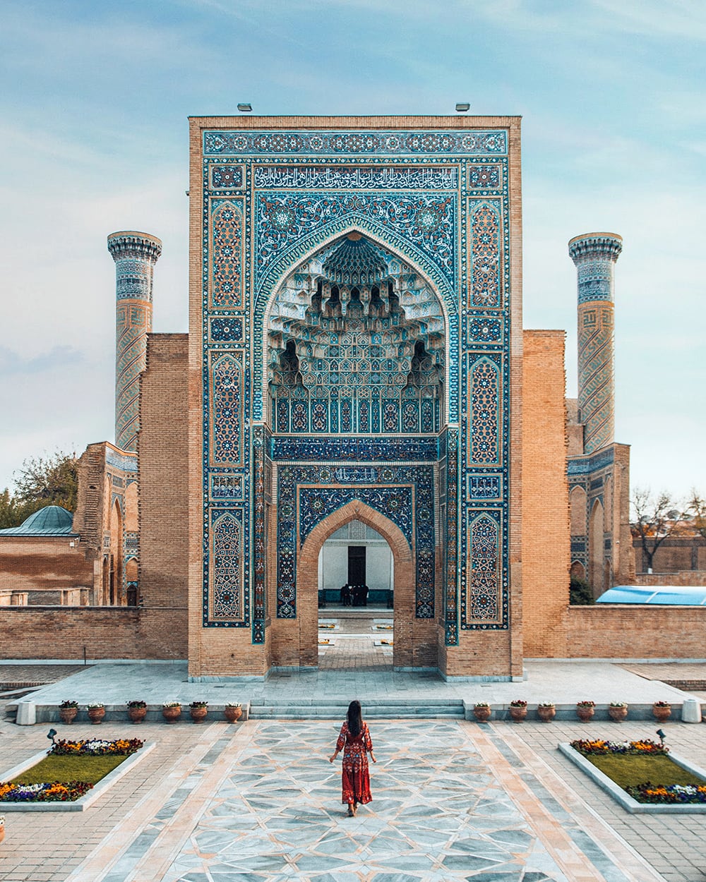 Captions for Instagram Travel - A Girl Exploring Uzbekistan