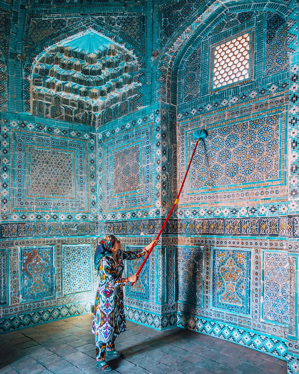 Shah-i-Zinda Ensemble in Samarkand, Uzbekistan