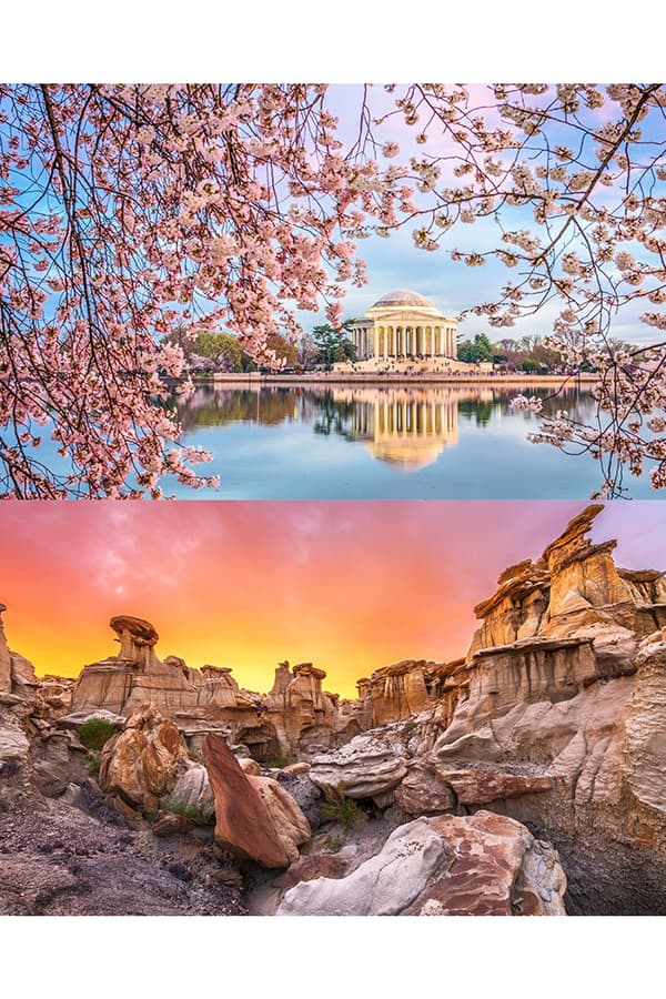 Warm Places to Visit in April in the USA