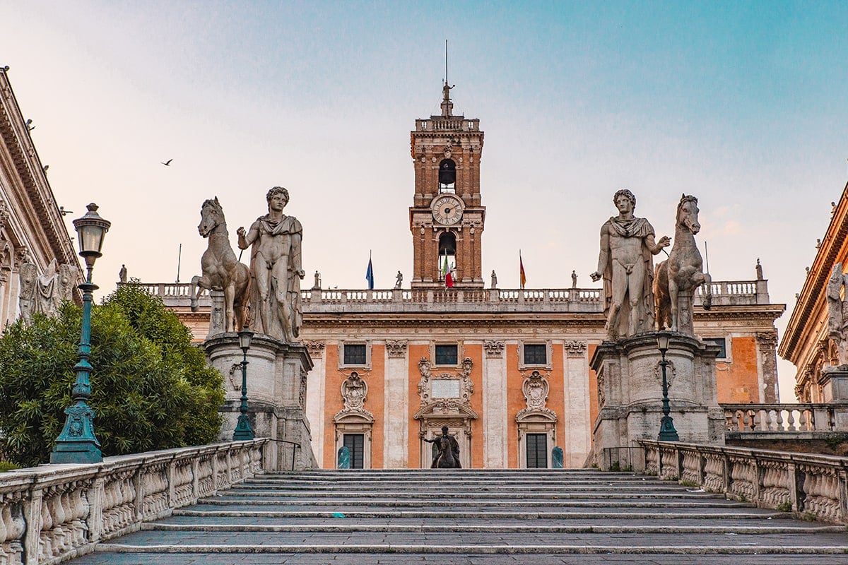 Piazza del Campidoglio in Rome, Italy