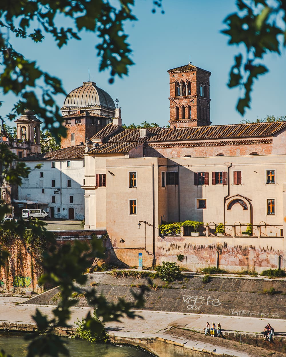 Lungotevere in Rome, Italy