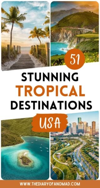 A Pin for Tropical Places in the US