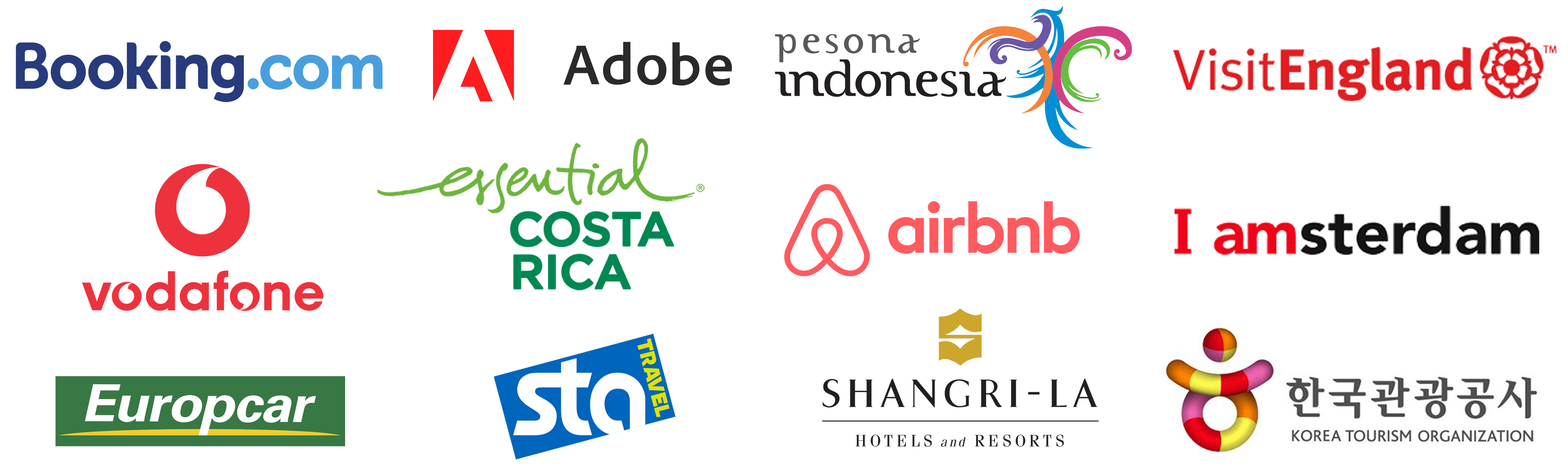 A Group of Logos of Different Brands 